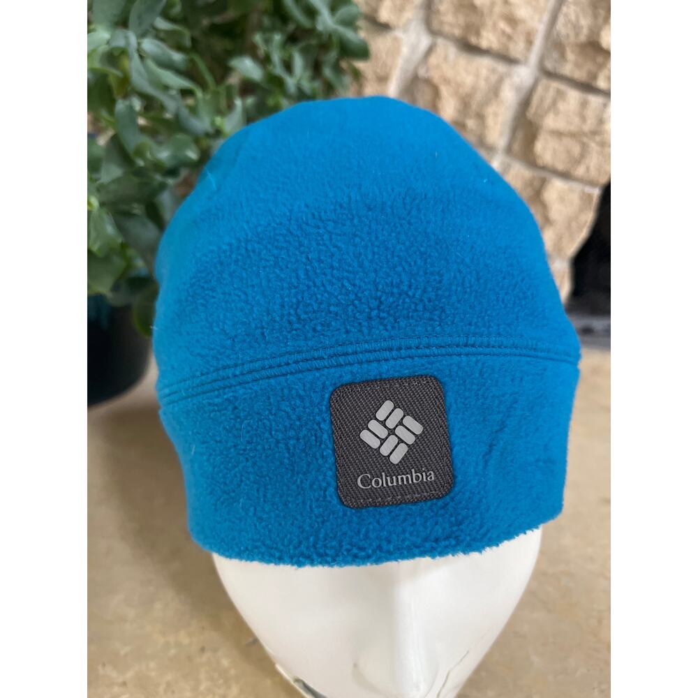 Columbia Fleece Blue Beanie Size L/XL Unisex